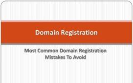 Domain Registration Mistakes